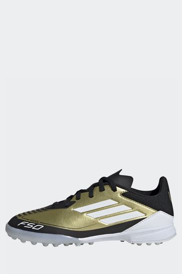 Kids gold adidas football boots online
