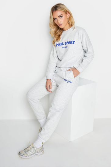 PixieGirl Petite Grey Marl Sport Sweater
