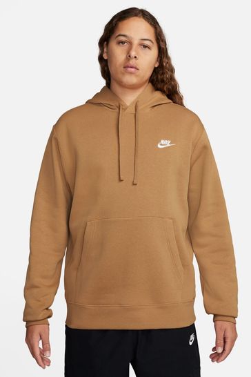 Buy Nike Flax White Club Pullover Hoodie from Next Turkey