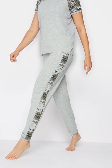 Grey side stripe joggers sales