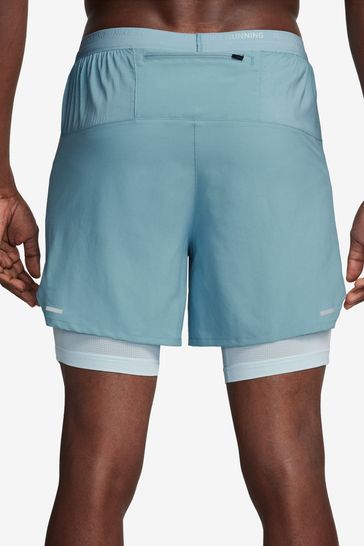 Buy Nike Vintage Green Dri FIT Stride 5 Inch 2 in 1 Running Shorts from Next Poland