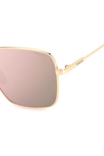 Buy Polaroid Gold Tone 6194 S X Square Sunglasses from the Laura Ashley online shop