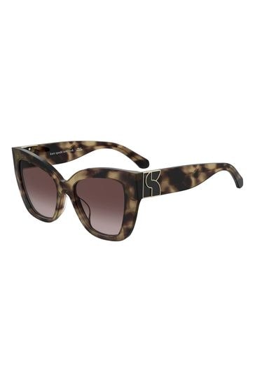 kate spade new york Bexley/G/S Cat Eye Brown Sunglasses