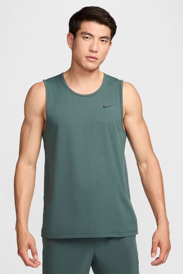 Buy Nike Green Dri FIT Hyverse Training Vest from Next Denmark