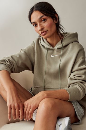 Buy Nike Sportswear Phoenix Fleece Oversized Mini Swoosh Pullover Hoodie from Next Turkey