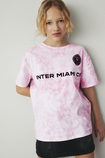 Pink Intermiami FC Football T-Shirt (3-16yrs)