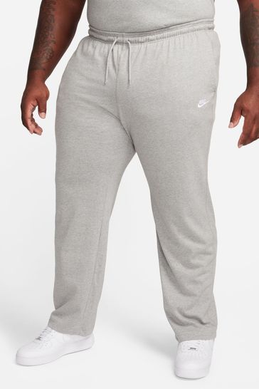 Buy Nike Grey Sportswear Club Knit Open Hem 100 Cotton Joggers from Next Denmark