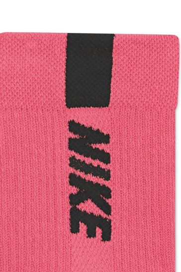 Buy Nike Pink Multiplier Running Ankle Socks 2 Pack from Next Turkey