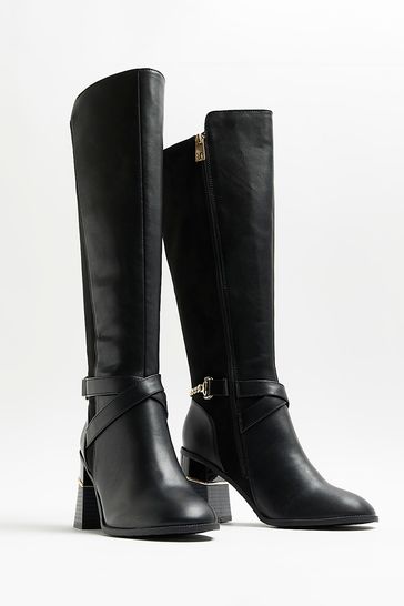 River island over the knee boots deals