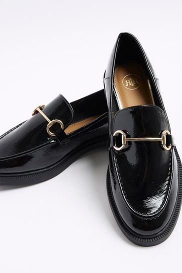 River island snaffle loafers store