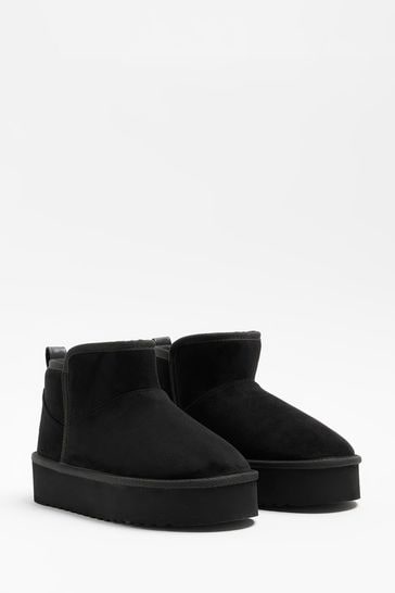 River island faux fur boots on sale
