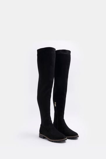 River island over the clearance knee boots