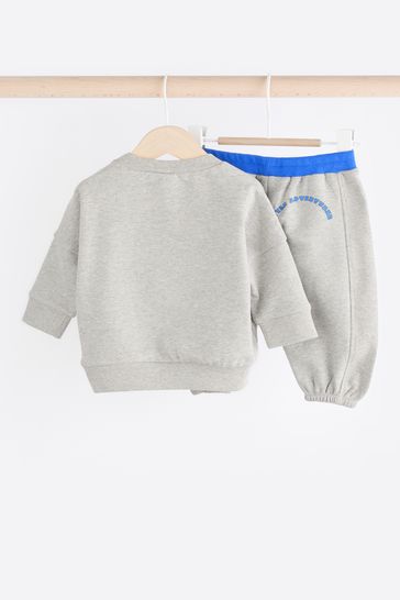 Buy Grey Baby Sweatshirt And Leggings 2 Piece Set from Next Turkey