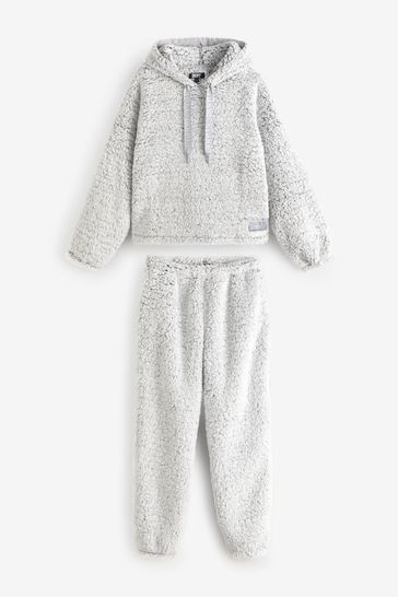Buy DKNY Sherpa Fleece Hoodie and Jogger Lounge Pyjamas Set from Next Netherlands