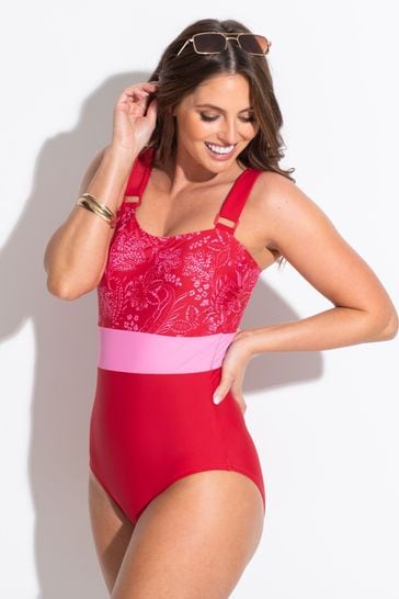 Red and sale pink swimsuit
