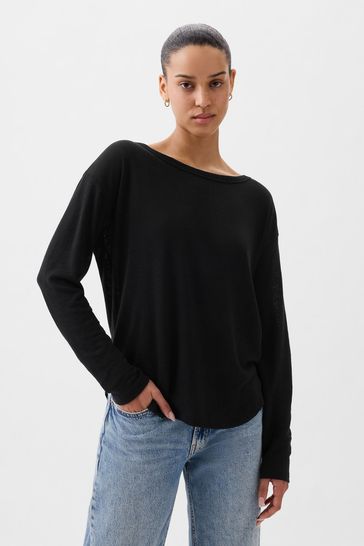 Gap black long sleeve shirt cheap