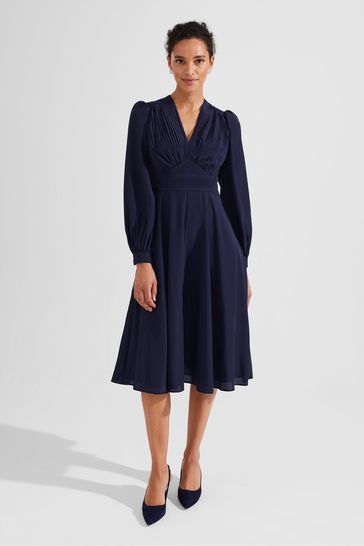 Buy Hobbs Blue Dress from Next Ireland