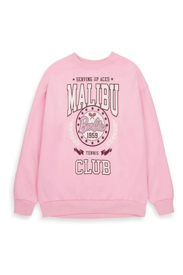 Vanilla Underground Pink Barbie Licensed Ladies Sweatshirt