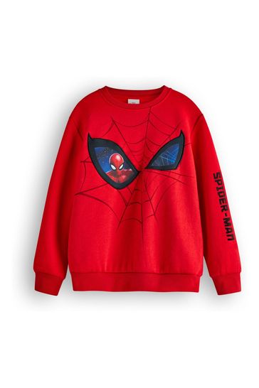 Boys spiderman sweatshirt clearance