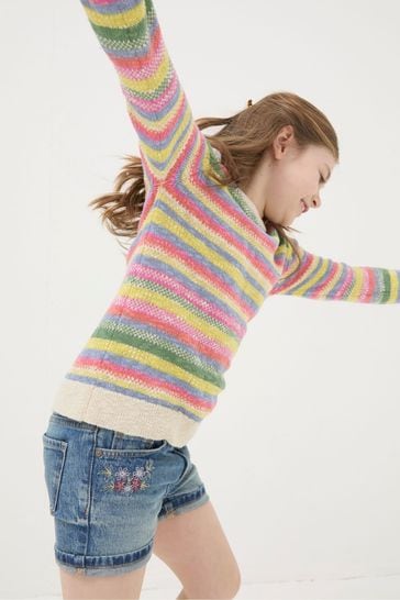 Buy FatFace Yellow Stripe Jumper from Next Netherlands