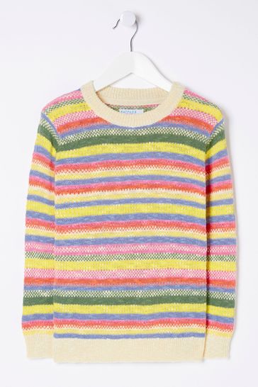 Fat face striped jumper store