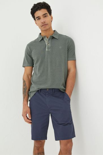 Khaki shorts blue clearance