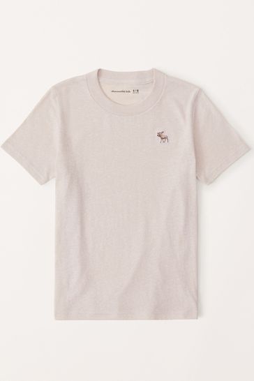 Abercrombie & Fitch Plain Small Logo T-Shirt