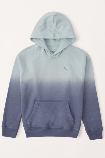 Abercrombie & Fitch Blue Logo Hoodie
