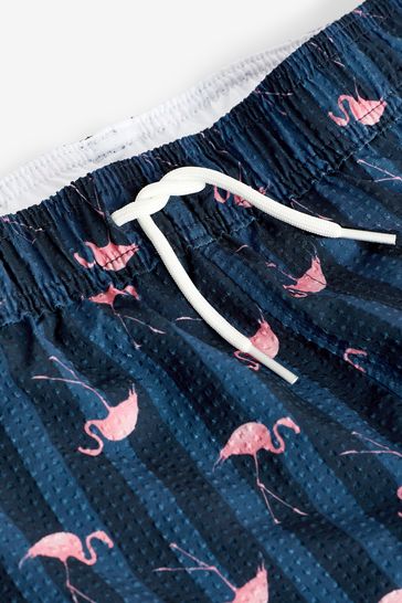 Flamingo shorts blue hotsell