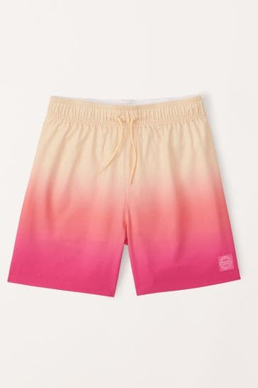Abercrombie & Fitch Pink Ombre Swim Shorts