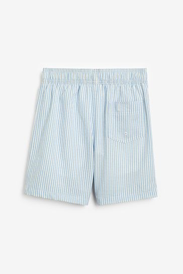 Navy pinstripe shorts sales