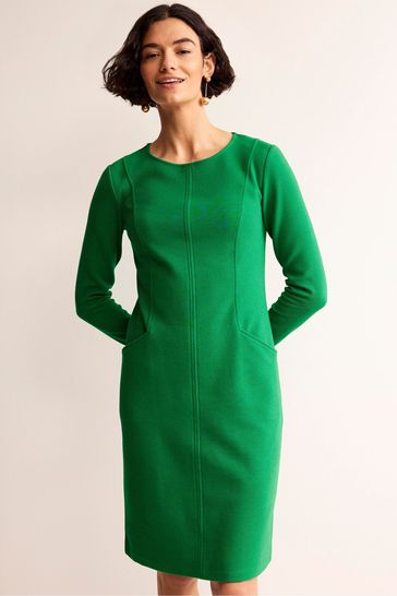 Boden Green Ellen Ottoman Dress