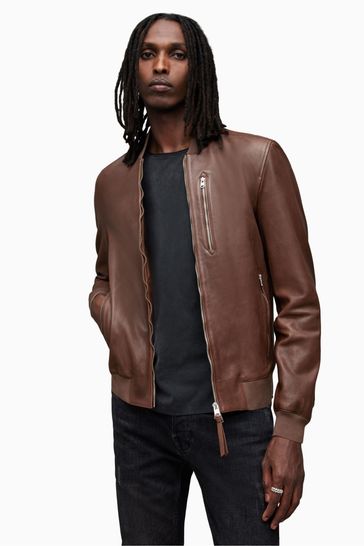 Allsaints kemble suede bomber jacket cheap