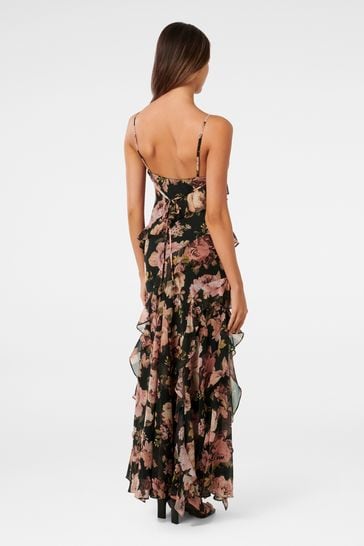 Ruffle gown on sale online