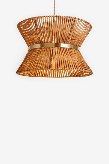Buy Natural Aspyn Easy Fit Pendant Lamp Shade from Next Bahrain