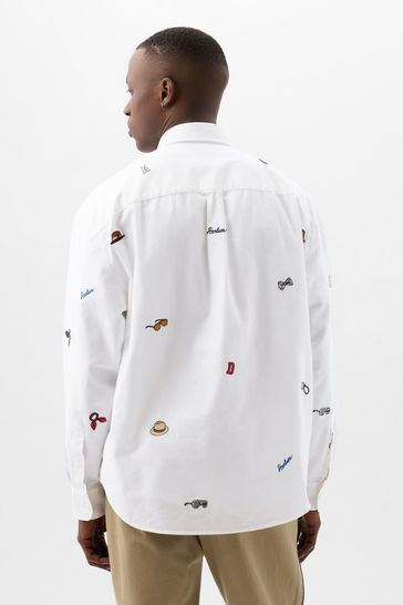 Gap white dress shirt outlet