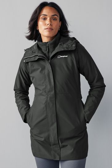 Buy Berghaus Black Omeara Long Shell Waterproof Jacket from Next Kuwait