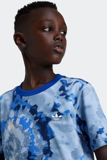 Buy adidas Originals Blue 100 Cotton Tie Dye T Shirt from Next United Arab Emirates