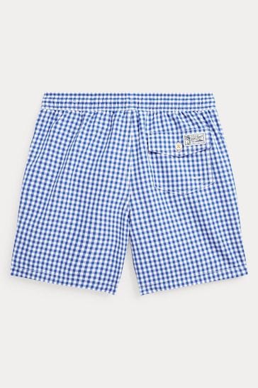 Buy Polo Ralph Lauren Boys Gingham Traveller Black Swim Shorts from Next Hungary