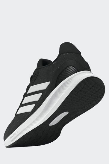 Adidas black/white runfalcon trainers clearance
