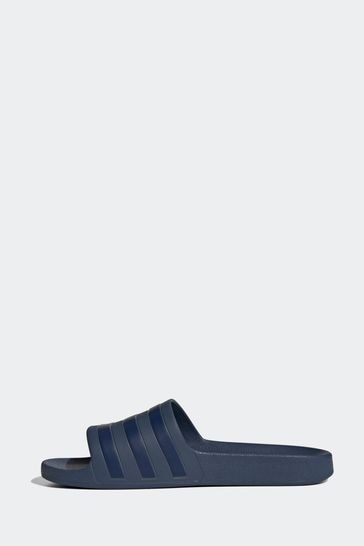 Light blue adidas slides discount