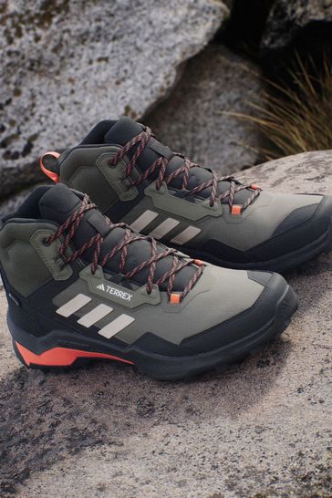 adidas Terrex Green AX4 Mid GORE TEX Hiking Shoes