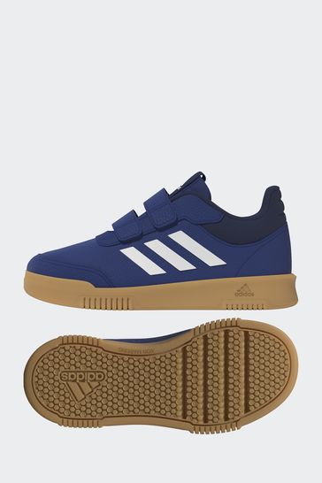 adidas Blue Tan Hook and Loop Tensaur Hook and Loop Trainers
