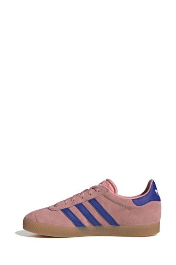 Adidas gazelle trainers pink on sale