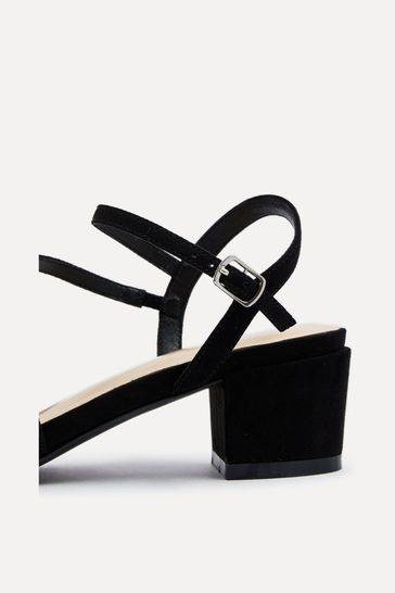 Strappy suede block heels on sale