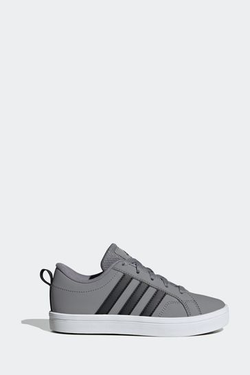 Adidas kids black trainers discount