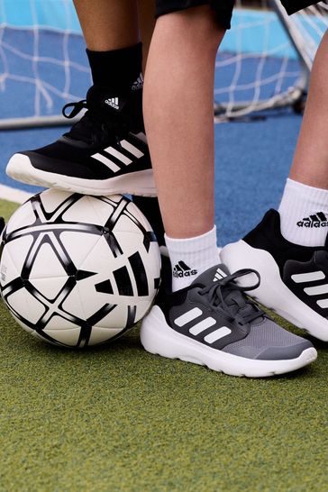 Grey adidas junior trainers hot sale