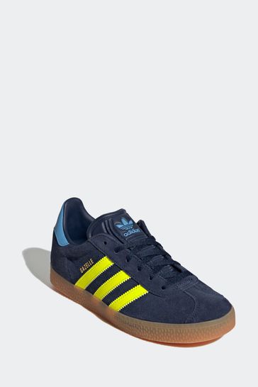 Buy adidas Originals Dark Blue Gazelle Trainers from Next Ukraine