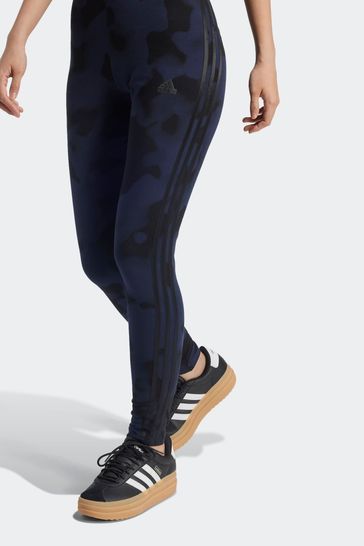 adidas Blue Sportswear Future Icons 3-Stripes Leggings