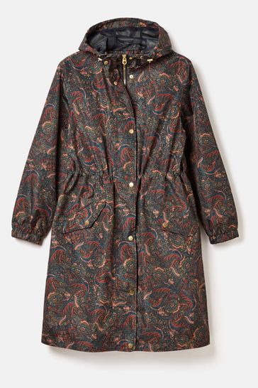 Joules Holkham Waterproof Packable Raincoat With Hood